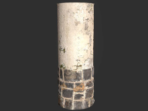 Old damaged Pillar Pbr 4k Texture CG Tekstury