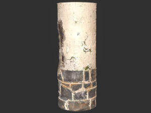 Old damaged Pillar Pbr 4k Texture CG Tekstury