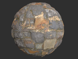 Damaged Slate Stone Wall 4k Pbr Texture CG Textures