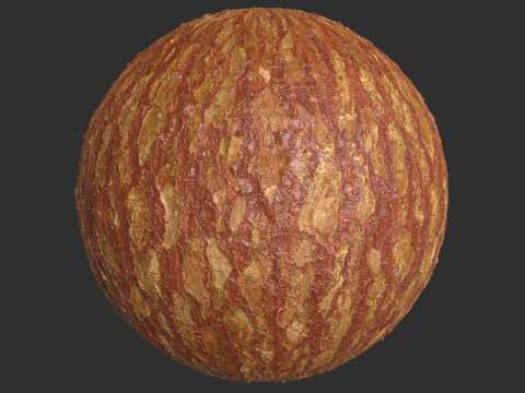 Colorful Tree Bark 4k Pbr Texture Texturas CG