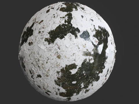 Snow Covered Swamp Forest Ground Pbr 4k Textures CG Textures