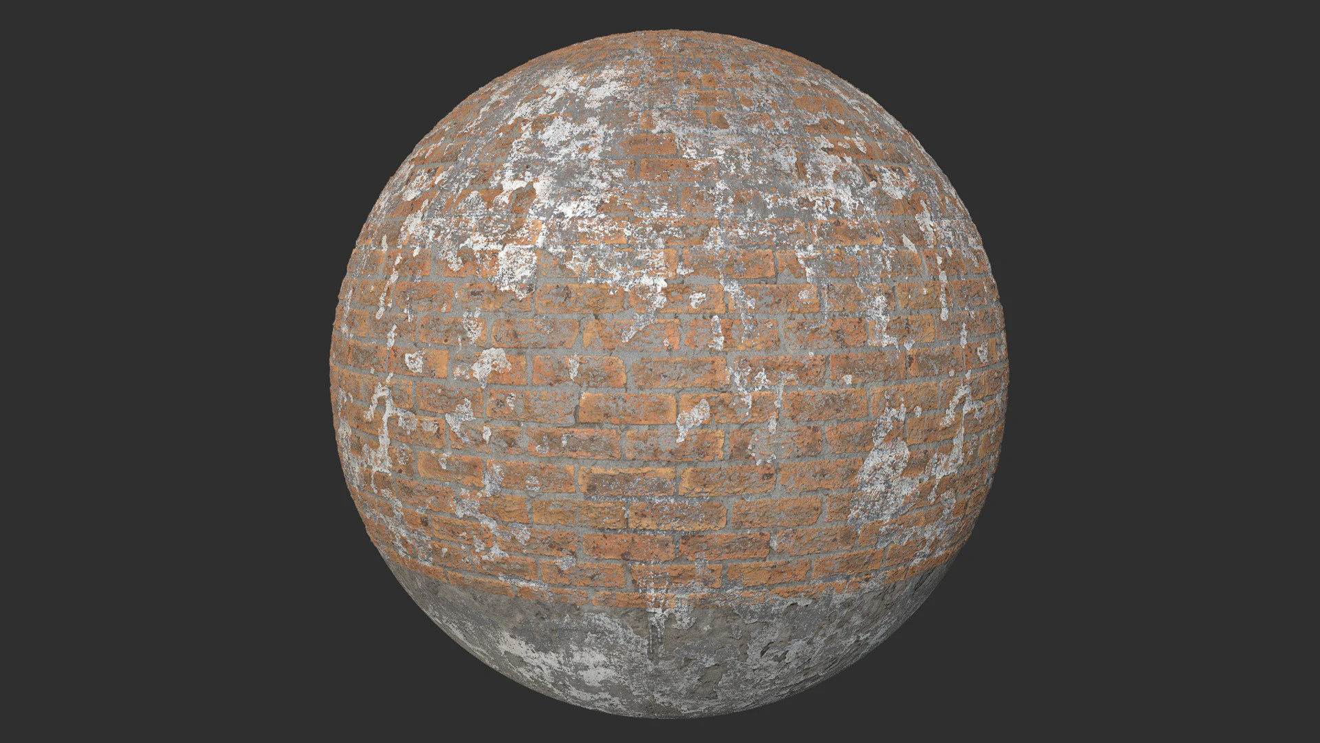 Damaged Brick Wall Pbr 4k Textures CG Textures .c4d .max .obj .3ds .fbx .stl .blend