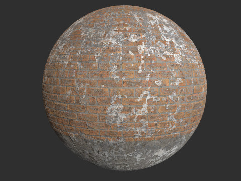 Damaged Brick Wall Pbr 4k Textures CG Texturen