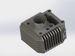 cylinder block product model Model do druku 3D