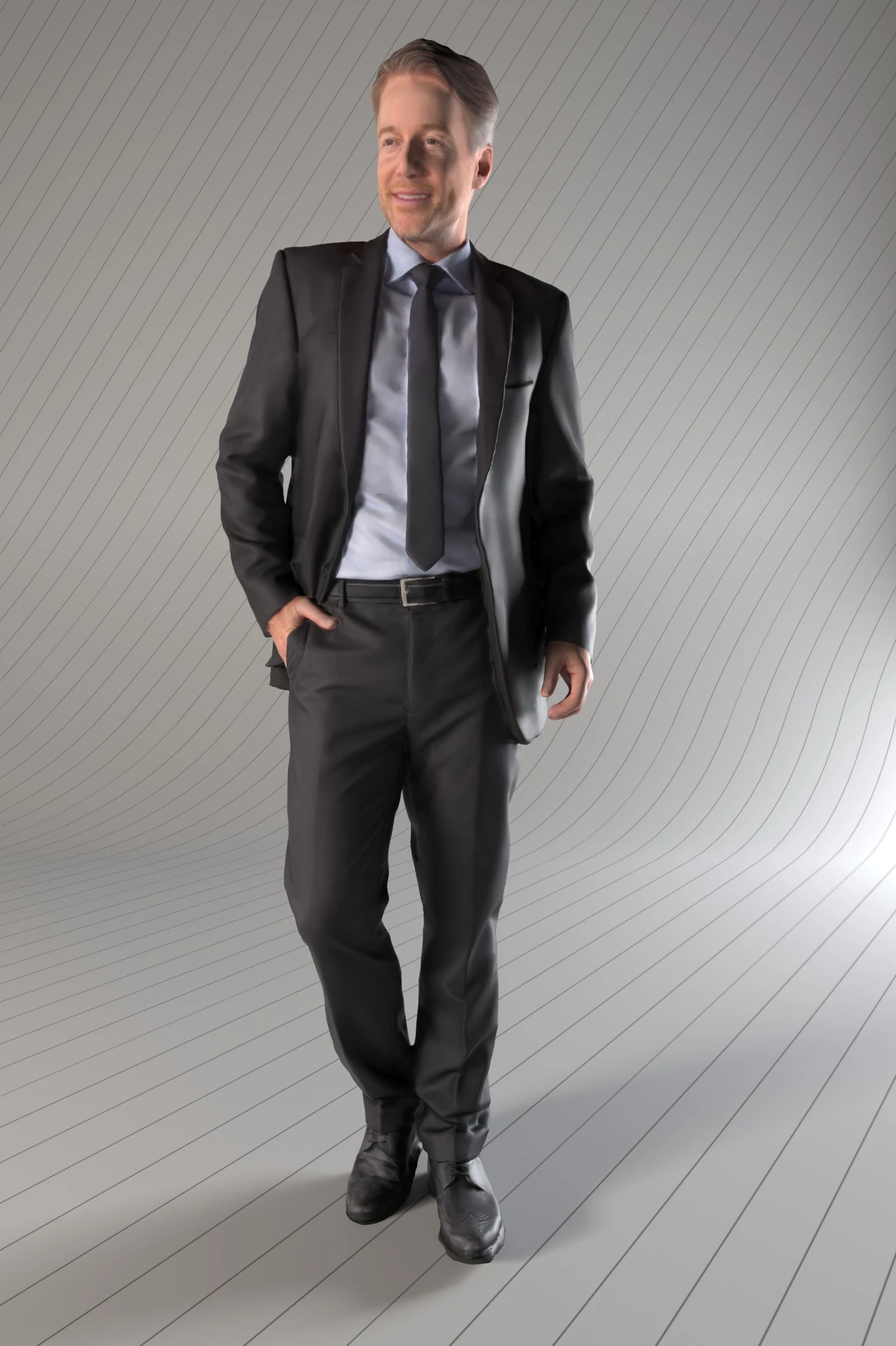 man in taksido suit 3D Model .c4d .max .obj .3ds .fbx .stl .blend 