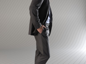 man in taksido suit 3D 模型