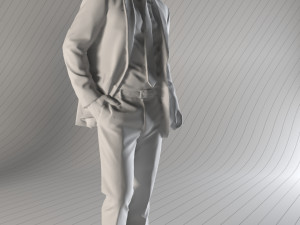 man in taksido suit 3D 模型