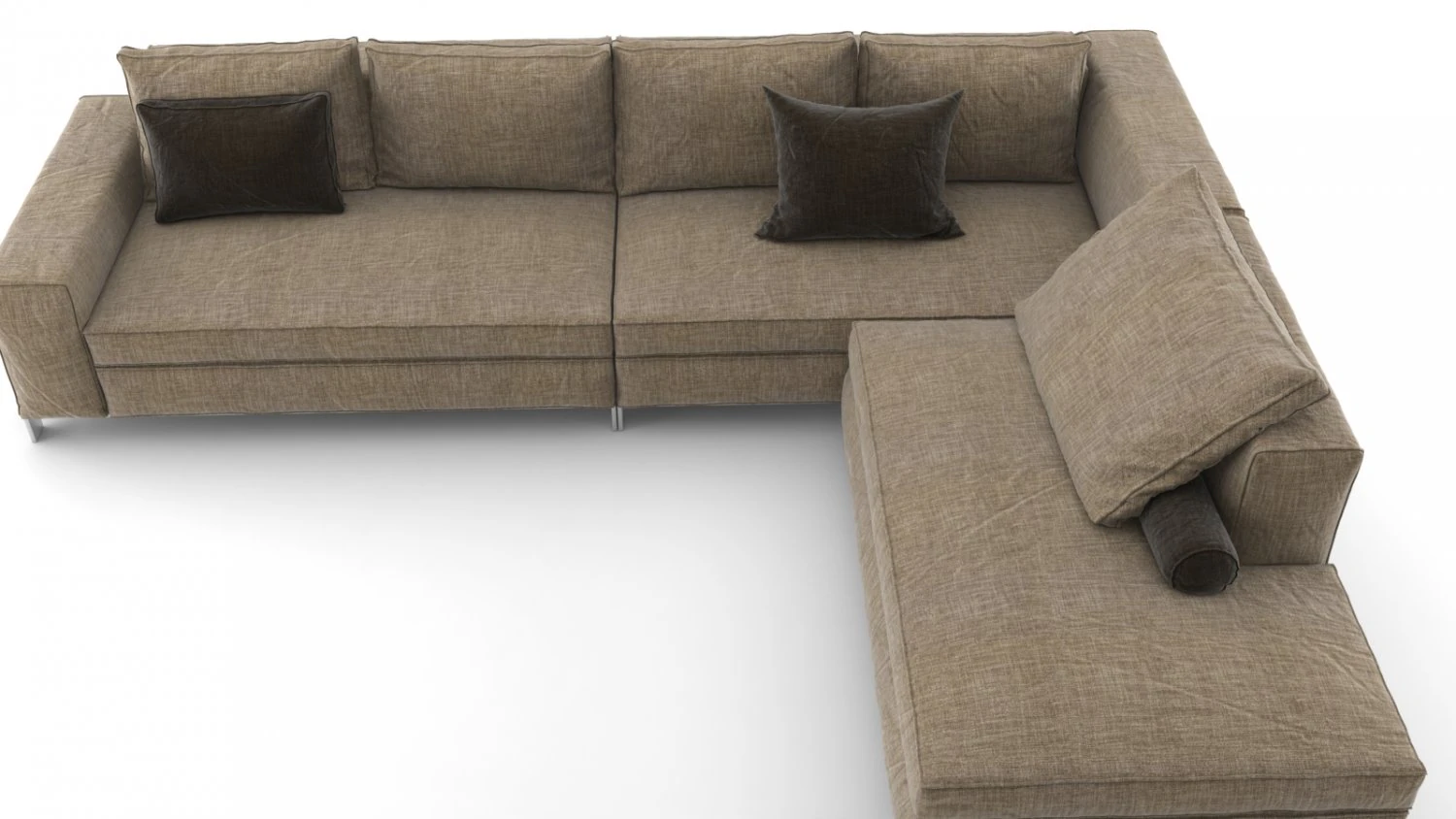 modern sofa 3D Model .c4d .max .obj .3ds .fbx .stl .blend 