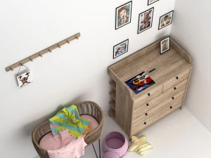 desk baby 3D Model