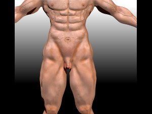 super realistic man Model 3D