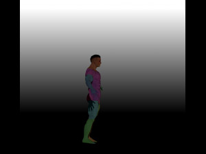 super realistic man Model 3D