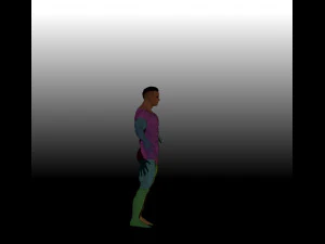 super realistic man 3D Model
