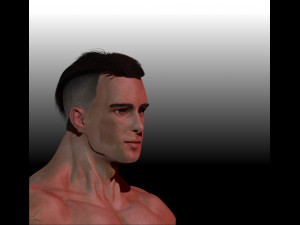 super realistic man Model 3D