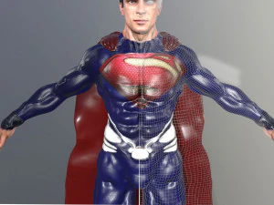superman 3D Model