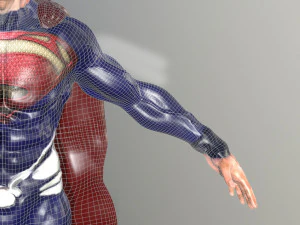 superman 3D Model