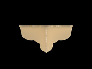 carved wall shelf 3D Model