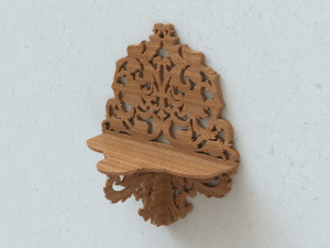 carved wall shelf 3D Model