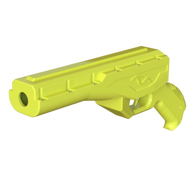 Lasertag pistol 3D 打印模型 .c4d .max .obj .3ds .fbx .stl .blend 