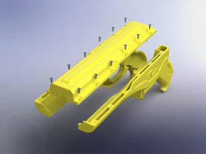 Lasertag pistol 3D Print Model