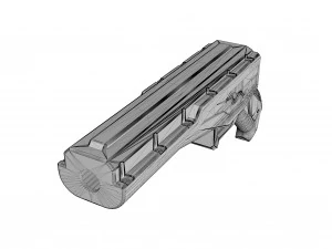 Lasertag pistol 3D Print Model