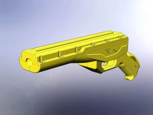 Lasertag pistol 3D Print Model