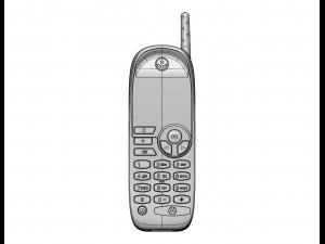 motorola m3788e Modelo 3D