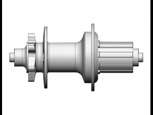 bicycle hub set 3D Model