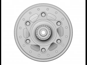 bicycle hub set 3D Model
