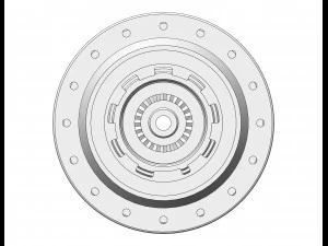bicycle hub set 3D Model