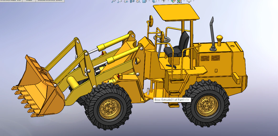 loader 3D Model .c4d .max .obj .3ds .fbx .stl .blend 