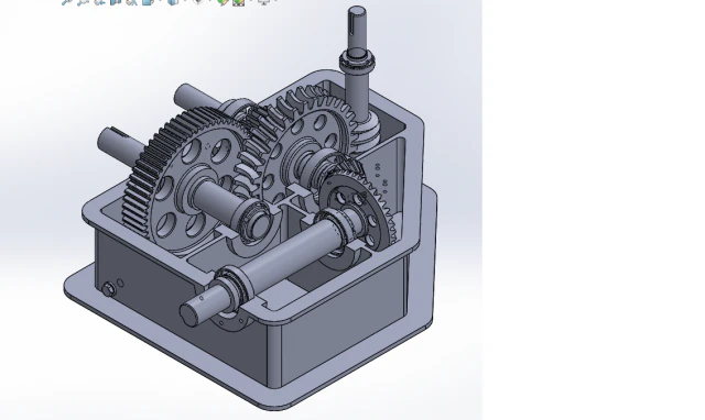 kotak roda gigi Model 3D .c4d .max .obj .3ds .fbx .stl .blend 