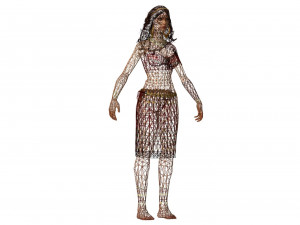 ch04 - female character 3Dモデル