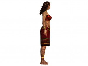 ch04 - female character 3Dモデル