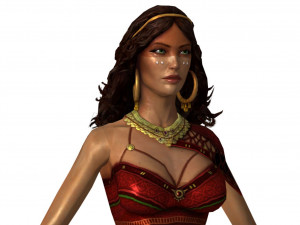 ch04 - female character 3Dモデル