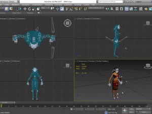 ch04 - female character 3Dモデル