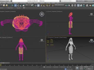 ch04 - female character 3Dモデル