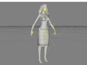 ch04 - female character 3Dモデル