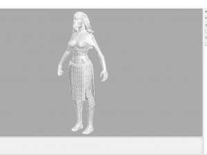 ch04 - female character 3Dモデル