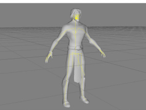 ch06 - male character 3D Модель