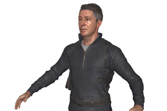 ch11 - male character 3Dモデル .c4d .max .obj .3ds .fbx .stl .blend