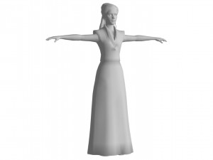 ch12 - female character 3D Модель