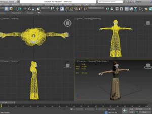 ch12 - жіночий персонаж 3D Модель