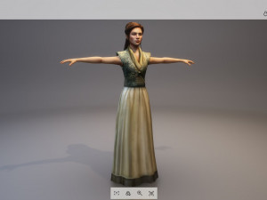 ch12 - female character 3D Модель