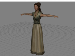 ch12 - female character 3D Модель