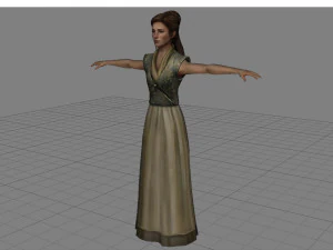 ch12 - жіночий персонаж 3D Модель