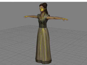 ch12 - female character 3D Модель