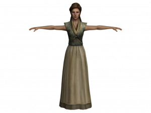 ch12 - female character 3D Модель