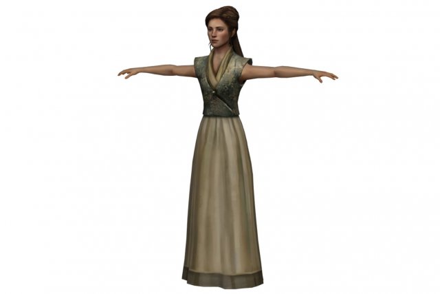 ch12 - female character 3D Модель .c4d .max .obj .3ds .fbx .stl .blend 