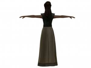 ch12 - female character 3D Модель