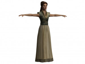 ch12 - female character 3D Модель
